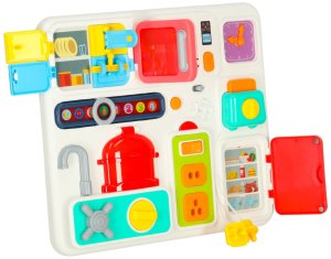 Tablica manipulacyjna sensoryczna montessori kuchnia zegar światło dźwięk Kik Sp. z o. o. Sp. k. 3