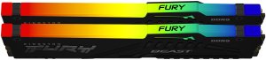 Kingston Technology FURY Beast RGB moduł pamięci 128 GB 2 x 64 GB DDR5 2