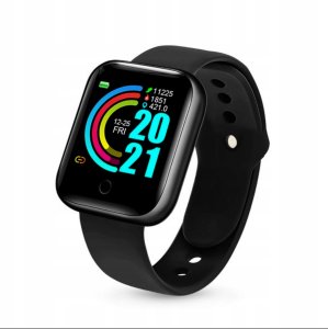 QIKtech Smartwatch  KROKOMIERZ TĘTNO ALERTY Bluetooth Polskie Menu (czarny) 5