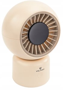 WENTYLATOR BIURKOWY AKUMULATOROWY WIATRAK STOŁOWY BEZPRZEWODOWY CICHY USB-C 6