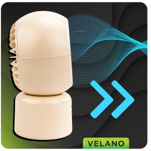 WENTYLATOR BIURKOWY AKUMULATOROWY WIATRAK STOŁOWY BEZPRZEWODOWY CICHY USB-C 9