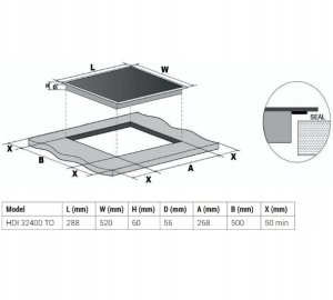 Hob BEKO HDI32400TO 6
