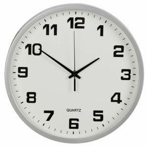 Verk Zegar ścienny duży nietykający cichy 30 cm okrągły wskazówkowy sekundnik 2