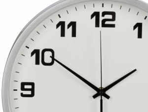 Verk Zegar ścienny duży nietykający cichy 30 cm okrągły wskazówkowy sekundnik 3