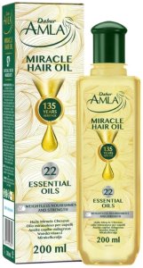 Dabur Amla Olejek do włosów Miracle Hair Oil 200ml 1