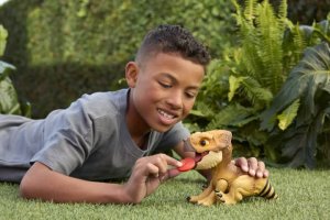Figurka Mattel Jurassic World - Aquilops Interaktywny przyjaciel do „tresowania” z „jedzeniem” (JGD01) 2