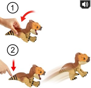 Figurka Mattel Jurassic World - Aquilops Interaktywny przyjaciel do „tresowania” z „jedzeniem” (JGD01) 4