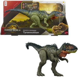 Figurka Mattel Jurassic World Rebirth Tyranotytan Dinozaur Gigantyczny atak Figurka dinozaura (JCL75) 1