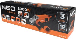 Szlifierka kątowa 3000W, 230mm 04-715 12