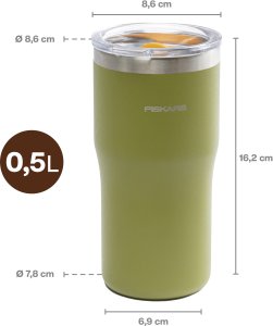 MUG FISKARS ON-THE-GO 0.5L NETTLE 3