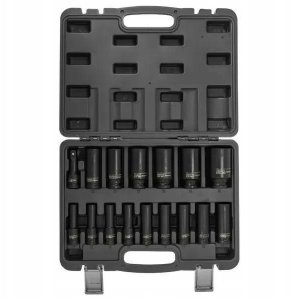 Zestaw nasadek udarowych głębokich 1/2" 16el. (6-kątnych) (10-32mm) (36mm 12-kątna) 3