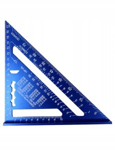 Dailidės Svensono kampinis su pagrindu 180 mm, metrinė gradacija 5