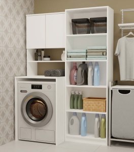 Słupek łazienkowy Pola MULTI BIAŁY 3