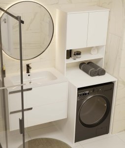 Słupek łazienkowy Pola MULTI BIAŁY 6