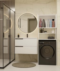 Słupek łazienkowy Pola MULTI BIAŁY 7