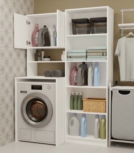 Słupek łazienkowy Pola MULTI BIAŁY 10