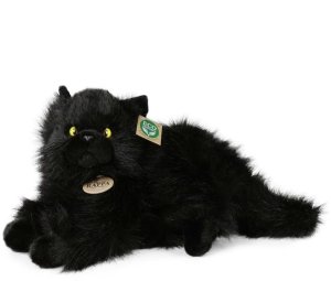 Rappa - Pluszowa realistyczna maskotka Kot czarny leżący 30 cm Eco-Friendly 1