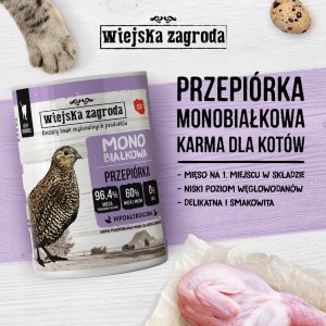 Wiejska Zagroda Monobiałkowa z przepiórką 400g 2
