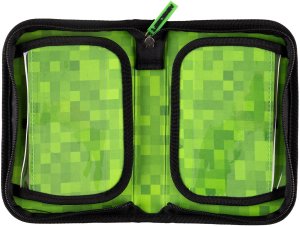 Piórnik pojedynczy dwuklapkowy bez wyposażenia Minecraft TNT AC1 ASTRA 3