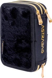 Piórnik potrójny wyposażenie 46el Jumbo futrzany kotek Fluffy Kitty ASTRA 7