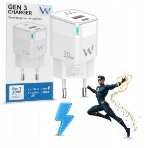 Oryginalna Szybkie Ładowanie PD 30W ! WENOM GEN 3 Ładowarka USB-C + USB-A 14