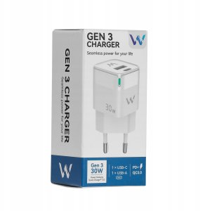 Oryginalna Szybkie Ładowanie PD 30W ! WENOM GEN 3 Ładowarka USB-C + USB-A 2