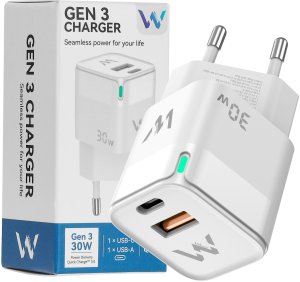 Oryginalna Szybkie Ładowanie PD 30W ! WENOM GEN 3 Ładowarka USB-C + USB-A 7
