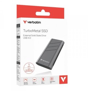Dysk zewnętrzny SSD Verbatim TurboMetal 1TB Grafitowy (32021) 2