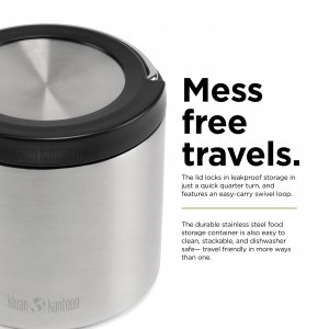 Klean Kanteen TKCanister, 473ml/16oz, Brushed Stainless 9
