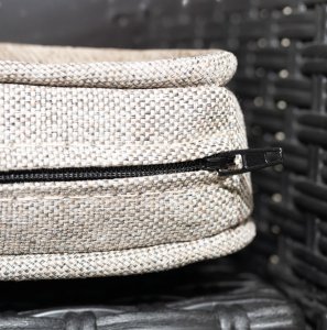 Zestaw mebli ogrodowych komplet fotele stolik technorattan taras ogród 9