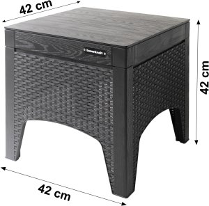 Zestaw mebli ogrodowych komplet fotele stolik technorattan taras ogród 10