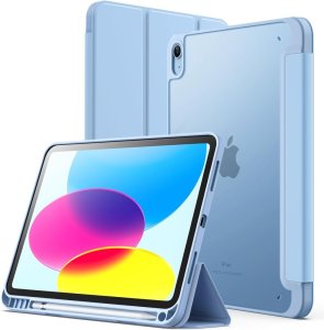 Etui z klapką Supero do iPad 10.9 2022/11 A16 2025, niebieskie + miejsce na rysik 1