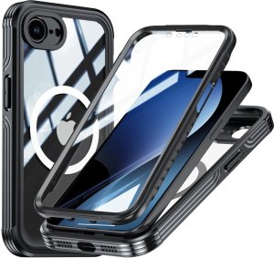 Etui 360 Supero do iPhone 16e, Magsafe, czarne 1