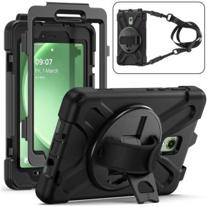 Etui pancerne z uchwytem Supero do Galaxy Tab Active 3/5, czarne 1