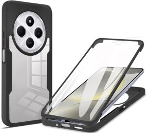 Etui wzmacniane Supero 360 PROTECT CASE II do Xiaomi Redmi 14C/Poco C75, czarne 1