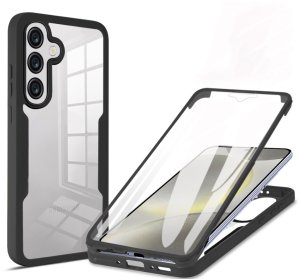 Etui pancerne 360 Protect Case II do Samsung Galaxy A36/A56 5G, przezroczysto-czarne 1