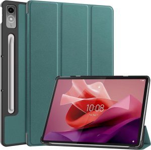 Etui ochronne Slimcase Supero do Lenovo TAB P12 TB370/TB370FU, ciemnozielone + miejsce na rysik 1