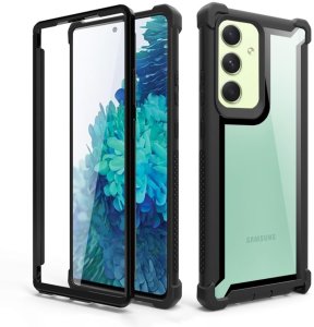 Etui pancerne 360 Supero Samsung Galaxy S20 FE, przezroczysto-czarne 1