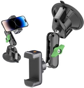 Uchwyt samochodowy na telefon Supero obrotowy 360, czarny 1
