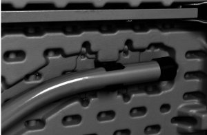 Duży stół składany ogrodowy cateringowy bankietowy rattan walizka 180cm czarny 5