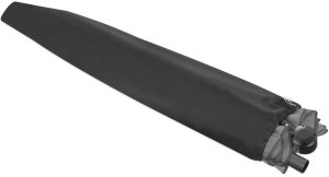 Składany parasol ogrodowy 350 cm XXL pokrowiec grafitowy 8-ramienny 7