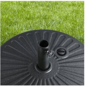 Okrągła podstawa pod parasol ogrodowy stojak obciążnik baza uchwyt 22kg 3