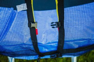 TRAMPOLINA BAUERKRAFT Z SIATKĄ ORAZ DRABINKĄ 244-252CM 5