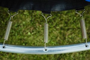 TRAMPOLINA BAUERKRAFT Z SIATKĄ ORAZ DRABINKĄ 244-252CM 7