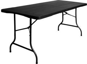 Duży stół składany ogrodowy cateringowy bankietowy walizka 180 cm drewno 5