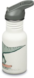 Kid Kanteen Classic Narrow (Flip Sport), 355ml/12oz, Dino Skate 2