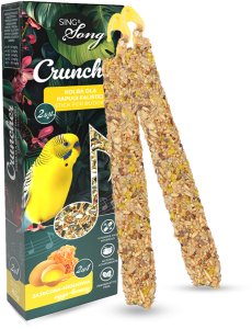 SING & SONG cruncher dla papużki falistej 85g 2w1 jajeczno- miodowy 1