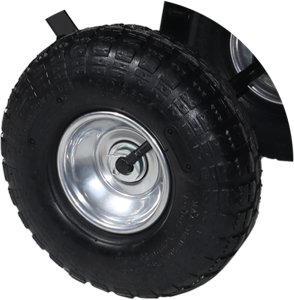 Wózek transportowy ogrodowy taczka wywrotka przyczepka rączka skrętne koła 10