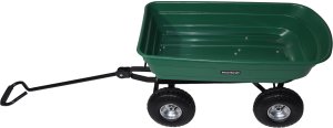 Wózek transportowy ogrodowy taczka wywrotka przyczepka rączka skrętne koła 8