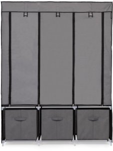 Składana szafa tekstylna, materiałowa garderoba XXL z szufladami 2